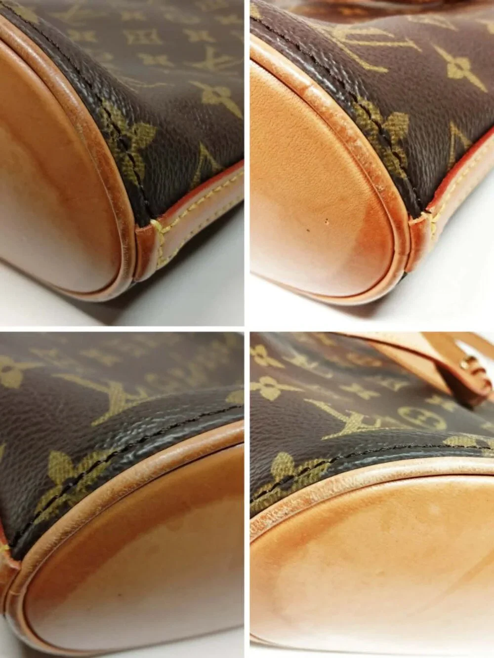 Authentic Louis Vuitton Drouot Monogram Canvas Brown Crossbody Shoulder Bag